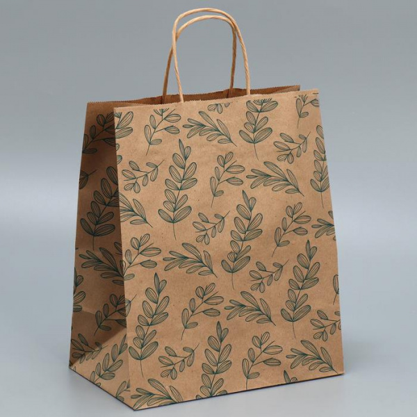 Пакет подарочный крафт «Эко», 280 х 240 х 140 см