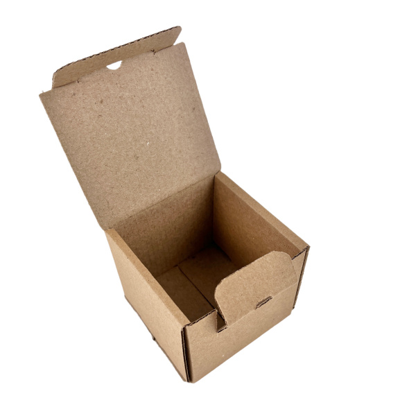 Коробка самосборная 70 х 70 х 60 мм, МГК бурый Т-11  фото