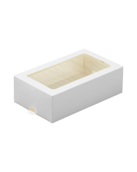 Коробка МВ12 БЕЛЫЙ 180 х 110 х 55 мм на 12 макарон