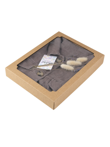 Коробка с окном 260 х 215 х 40 мм H5.1 крафт, по 5 шт